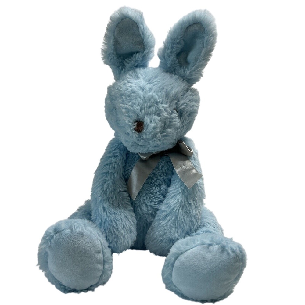 Furrifriends‎ Kids Preferred Bunny Rabbit plushie sewn eyes Baby Boy Lovey 14"
